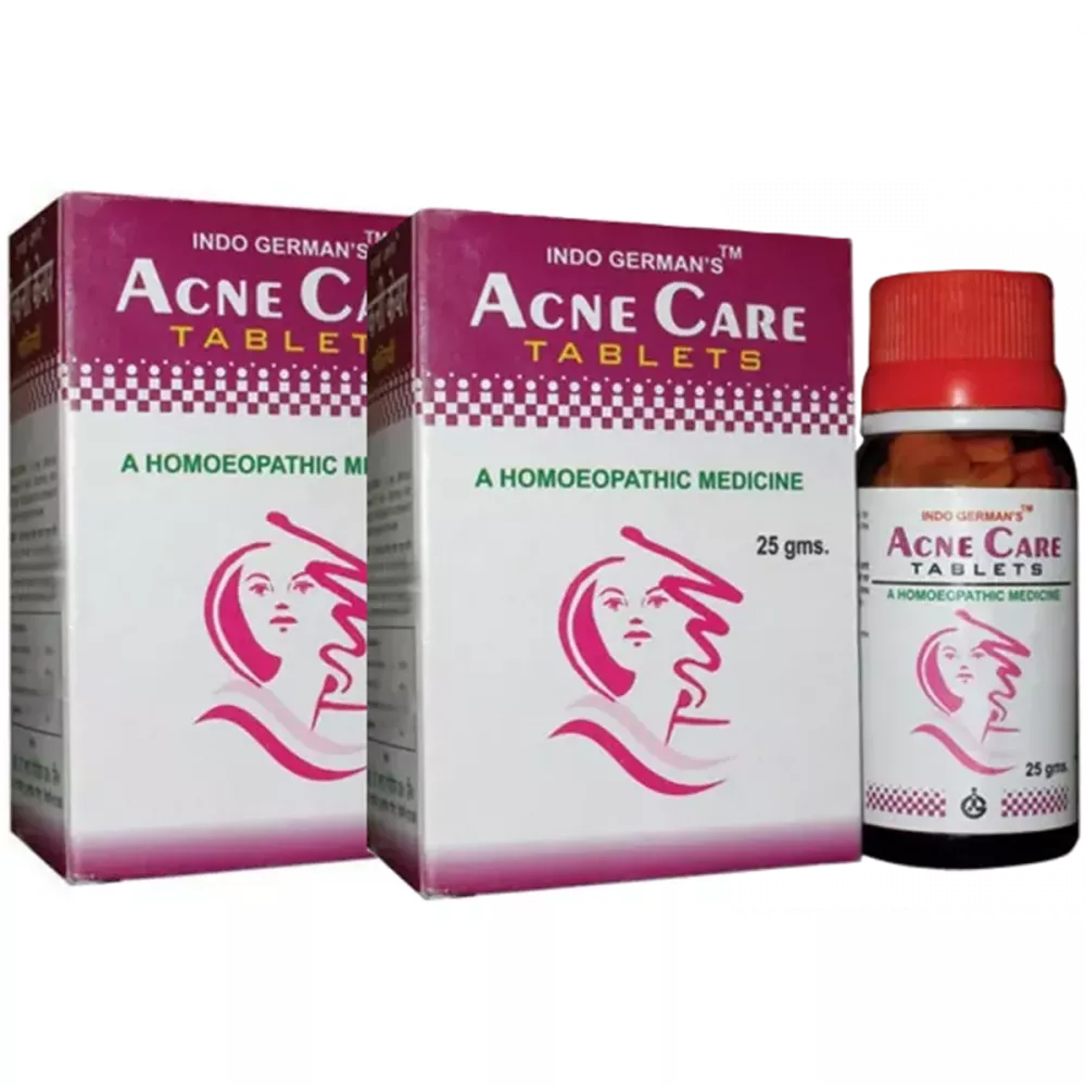 Indo German Acne Care Tablets - 25 gms (Pack of 2)