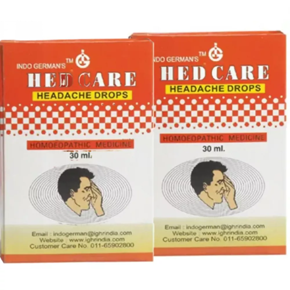 Indo German Hed Care Drops - 30 ml (Pack of 2)