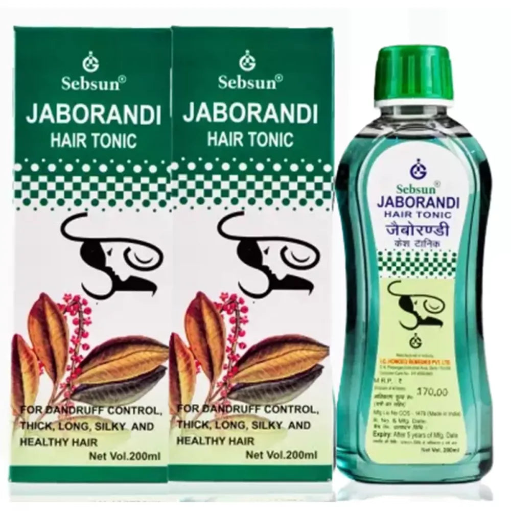 Indo German Jaborandi Hair Tonic - 200 ml (Pack of 2)