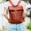 Craftshades-12*16 Inch Leather Backpack Unisex for Girls and Boys
