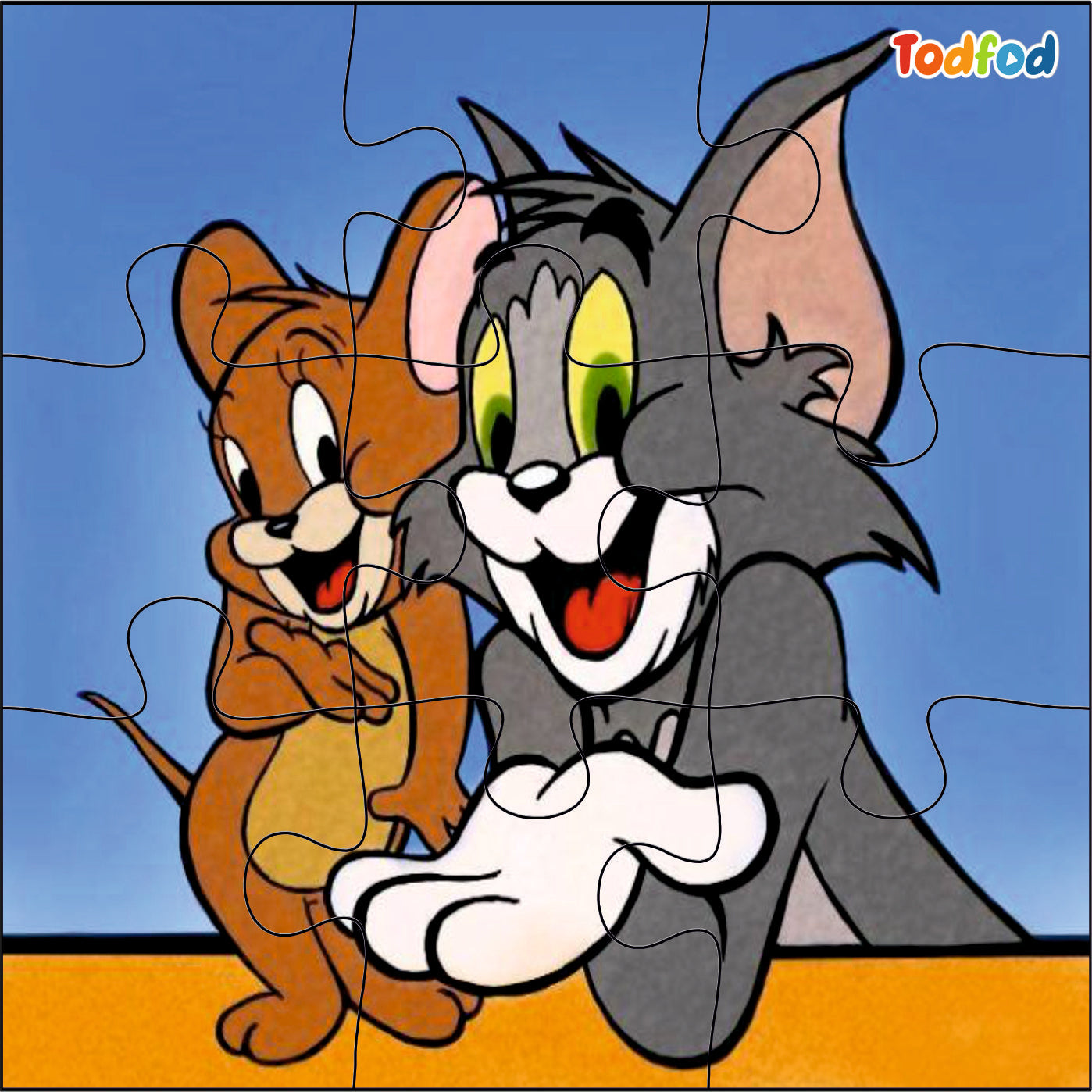 Wooden Jigsaw Puzzles - Tom & Jerry Anime Cartoon Characters