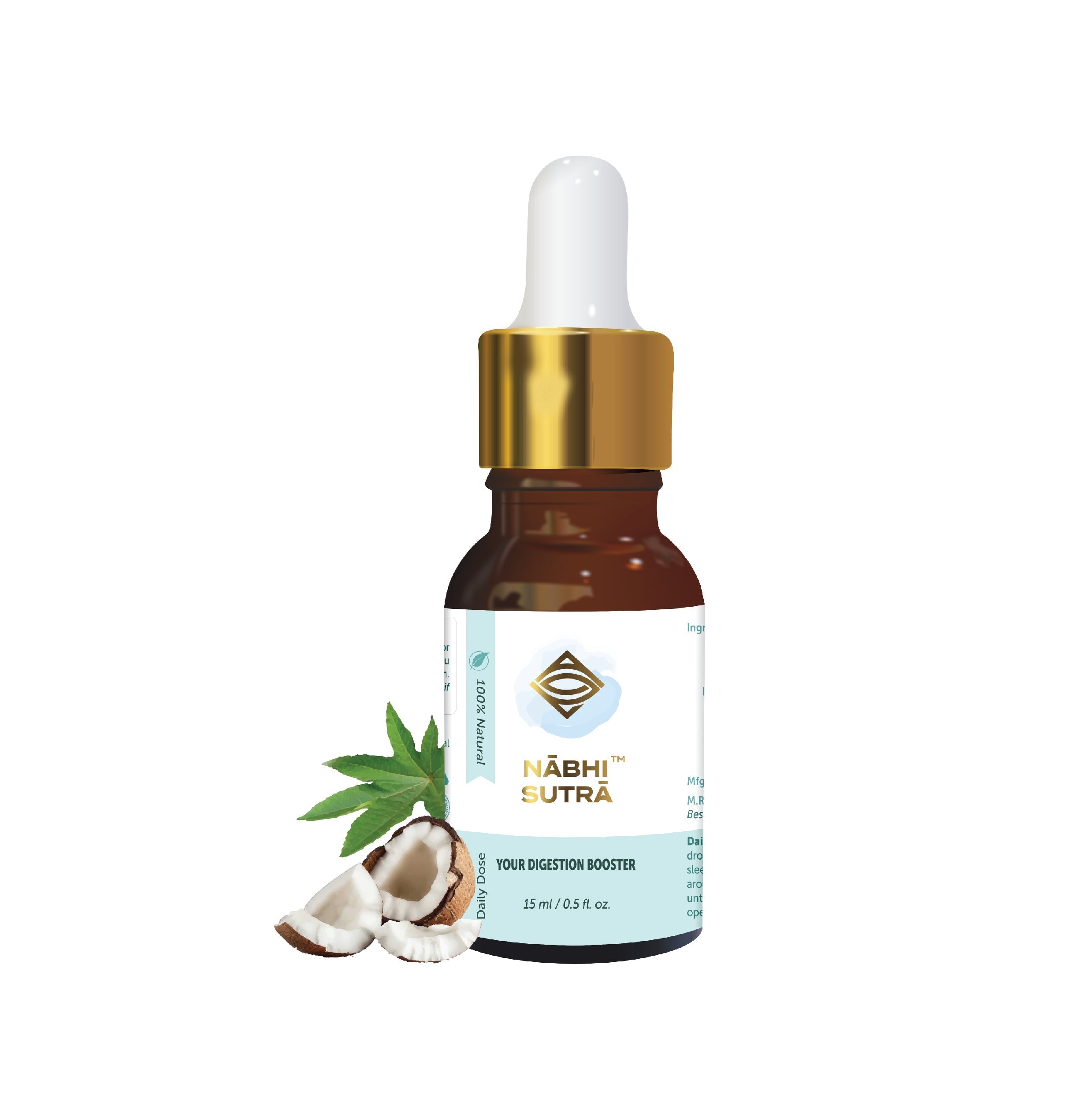 Nabhi Sutra Daily Digestion & Detox - Belly Button Oil - 15 ml
