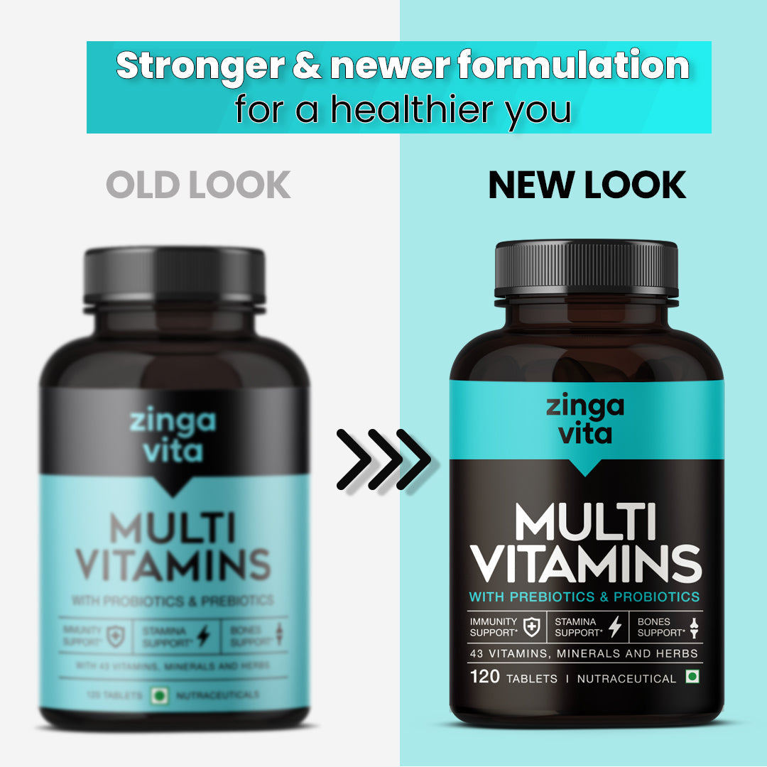 Zingavita Multivitamin Tablets - 120 tabs