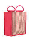Jute Cottage Jute Stripe Lunch Bag