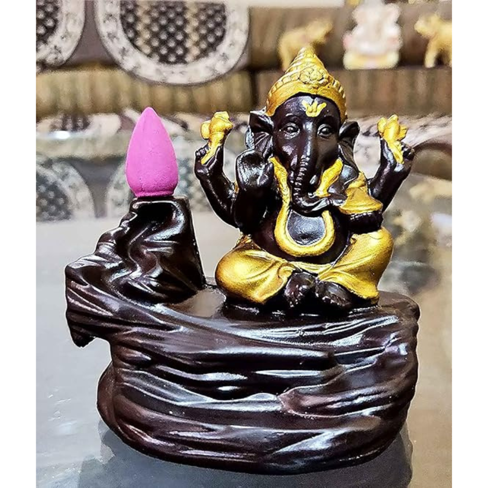 Ecraftindia Ganesha Smoke Backflow Incense Holder