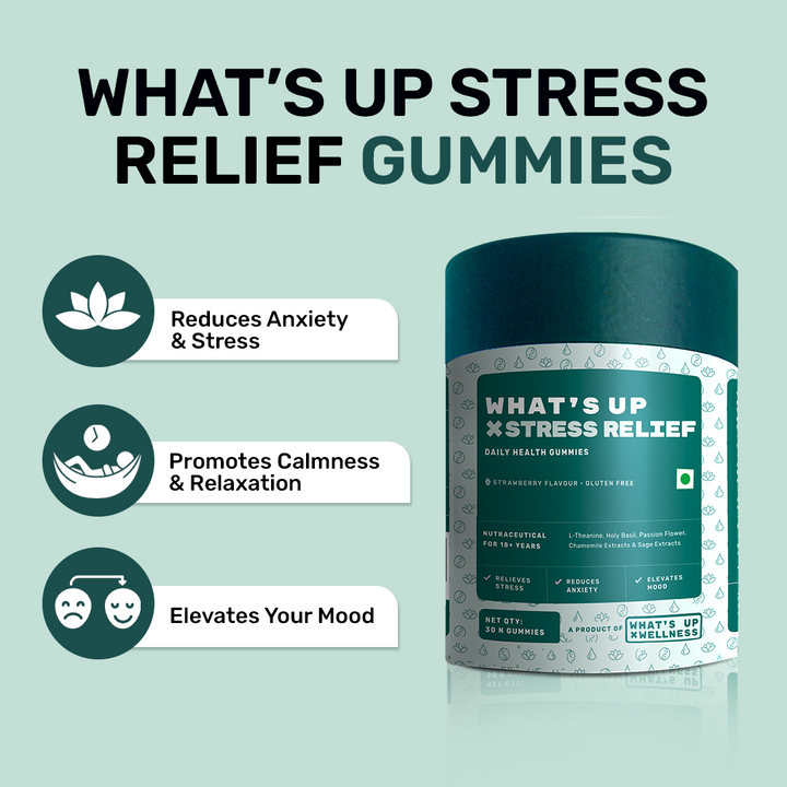 What's Up Wellness Stress Relief & Anxiety Relief Gummies