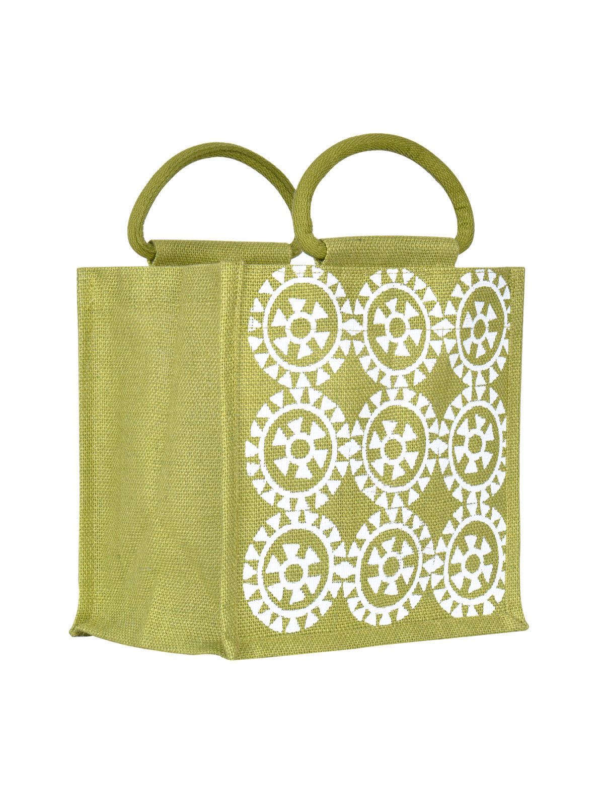 Jute Cottage Round Print All Over Lunch Zipper