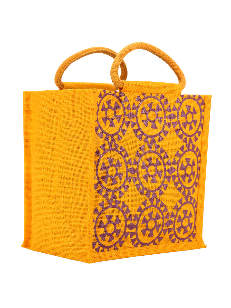 Jute Cottage Round Print All Over Lunch Zipper