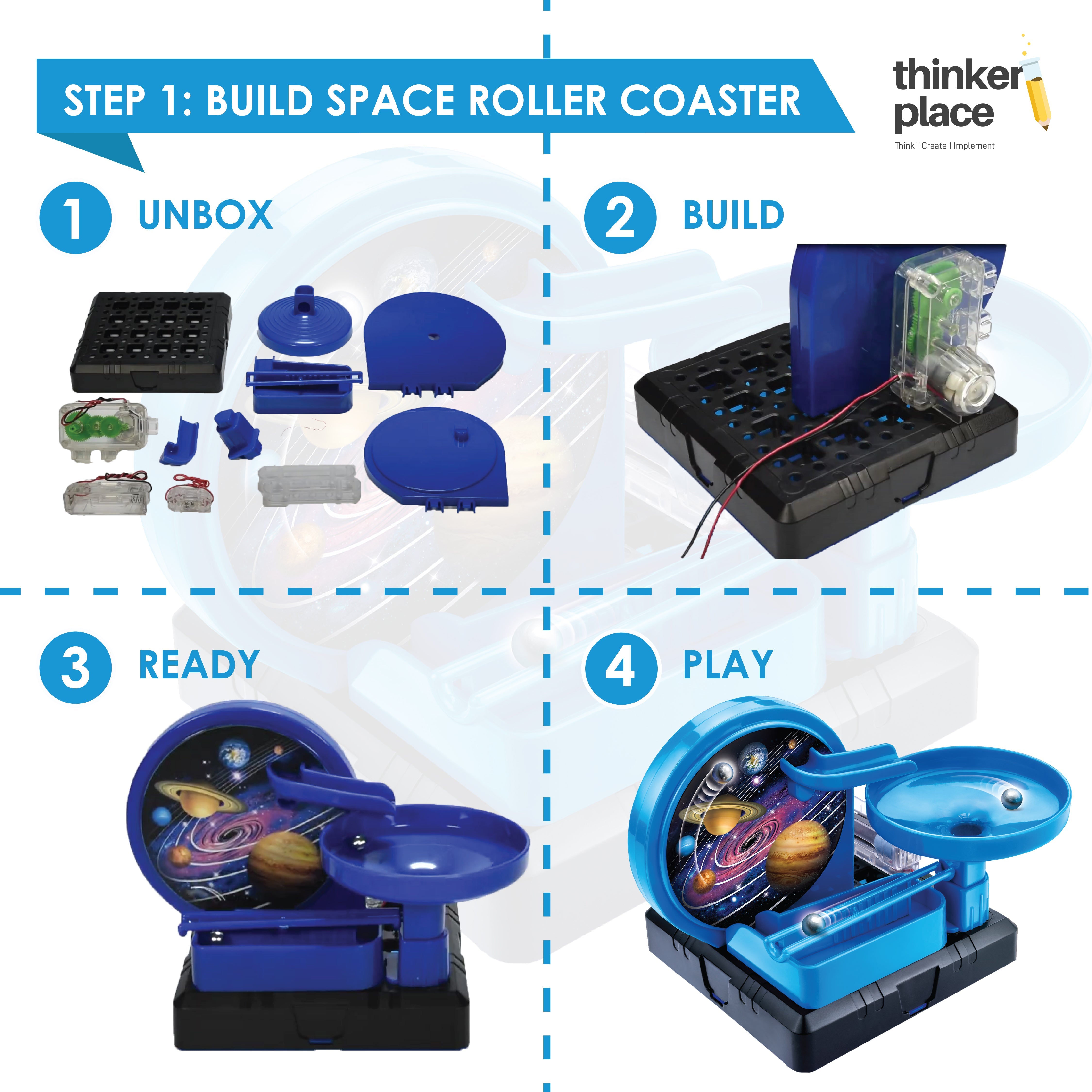 DIY Space Roller Coaster- Learn about Gravity
