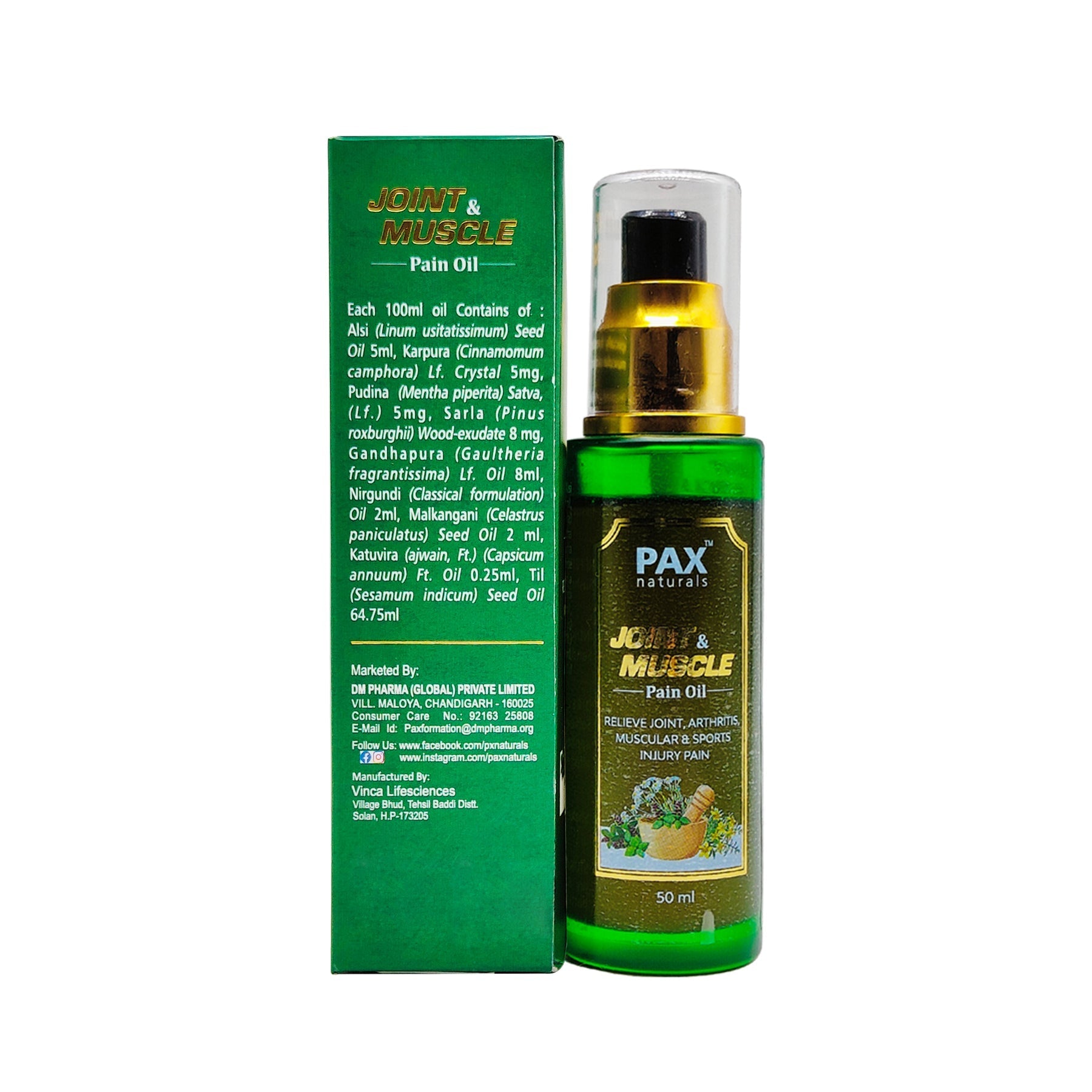 Pax Naturals Joint & Muscle - 50ml