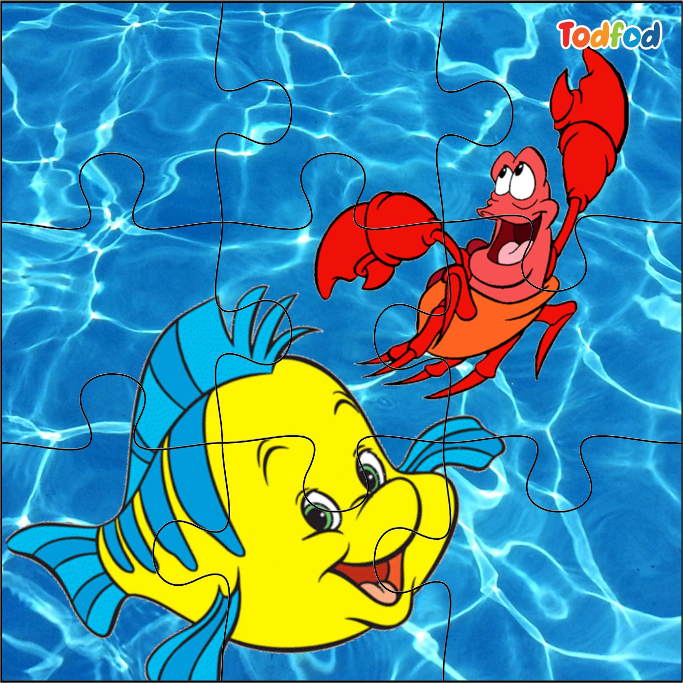 Wooden Jigsaw Puzzles - Ariel and Friends Disney Anime Cartoon Characters