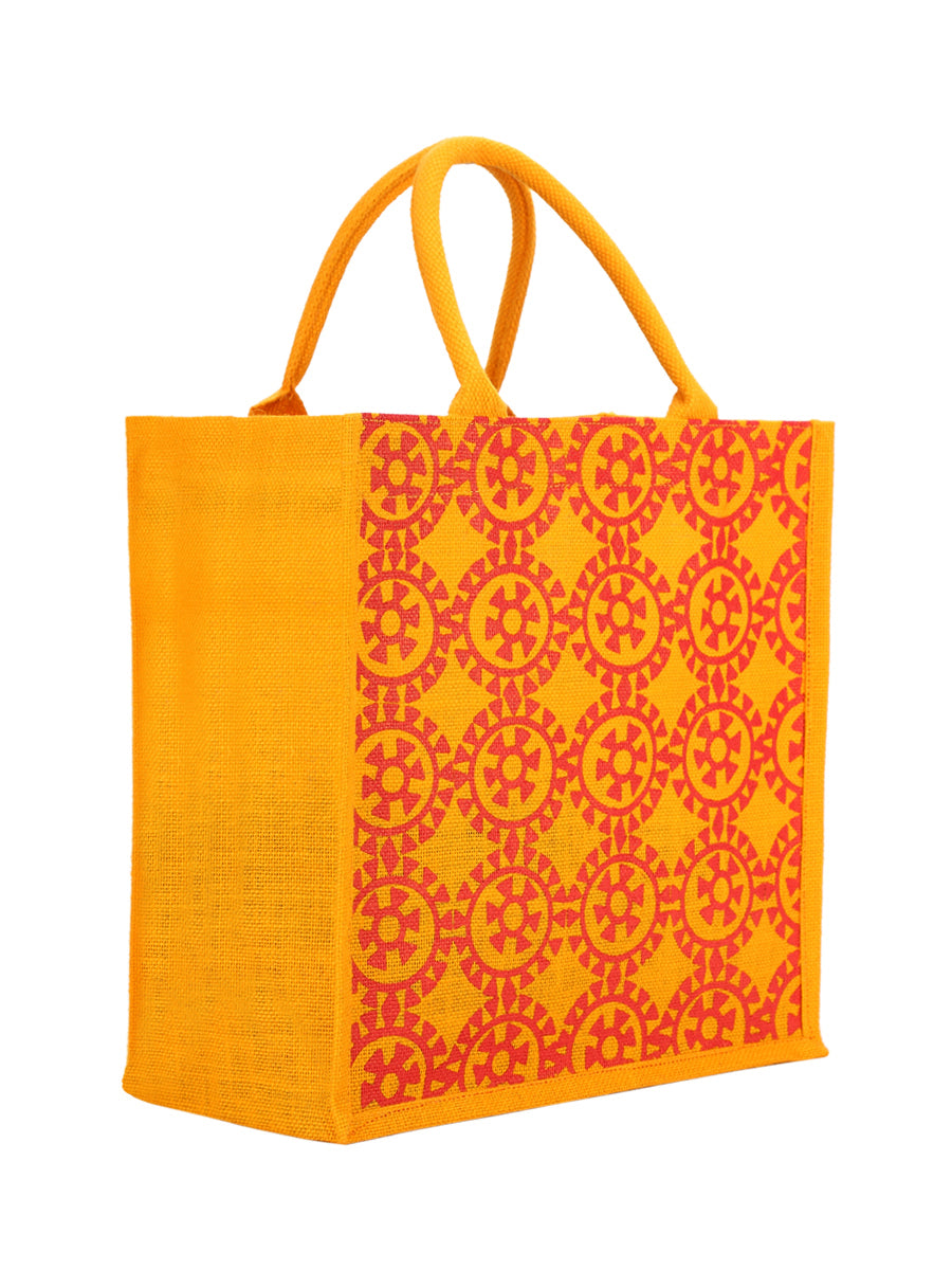 Jute Cottage Round Print