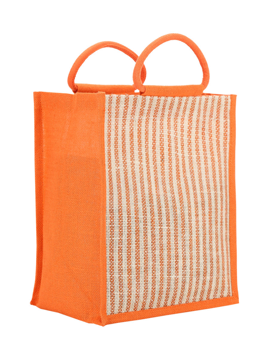 Jute Cottage Jute Stripe Lunch Bag