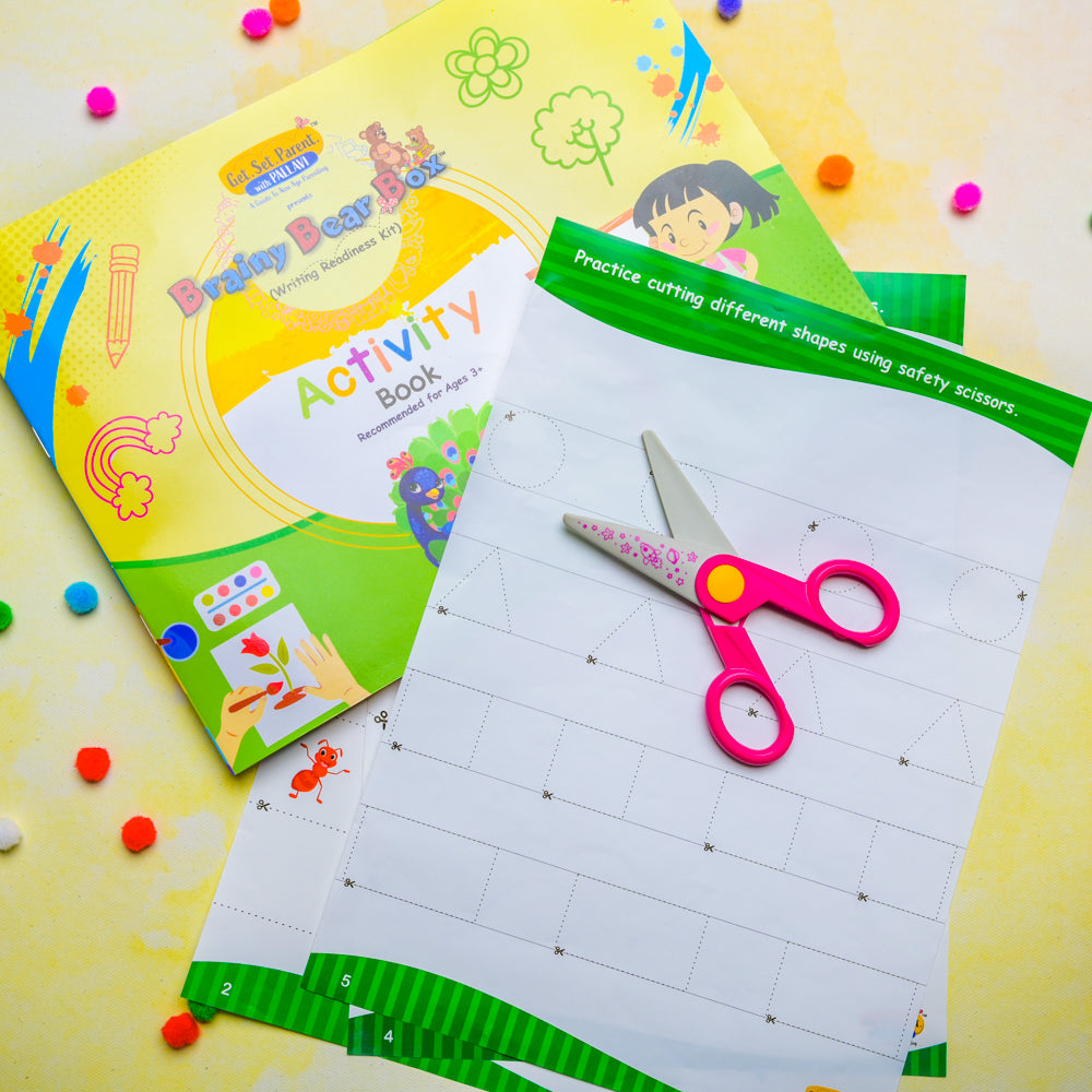 Safety Scissors with Activity Sheets & Book