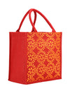 Jute Cottage Round Print All Over Lunch Bag