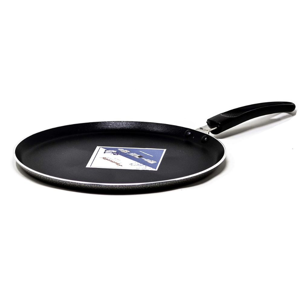 Butterfly Raga Non-Stick Aluminium Omni Tawa | 28 cm | Black