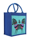 Jute Cottage Double Zebra Print Lunch Bag