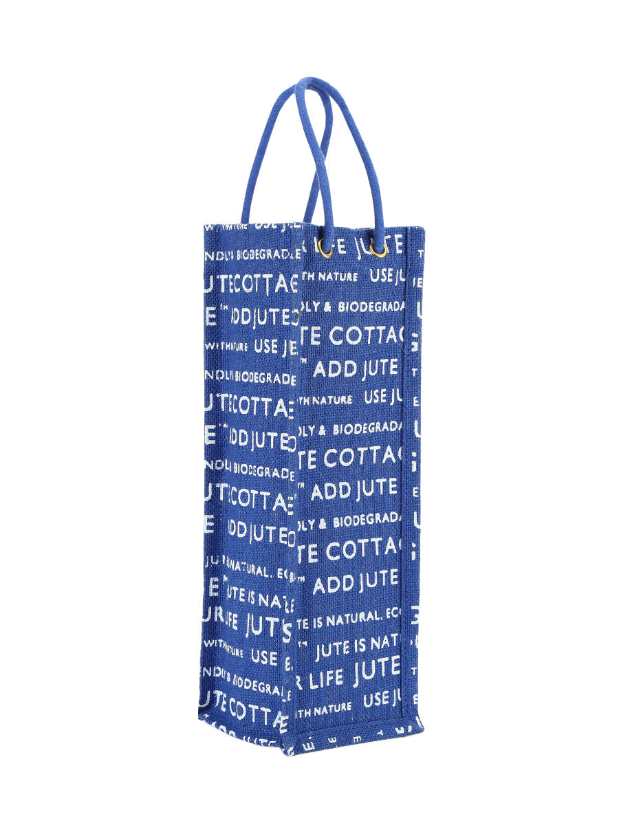 Jute Cottage Bottle Bag Jute Cottage Printed