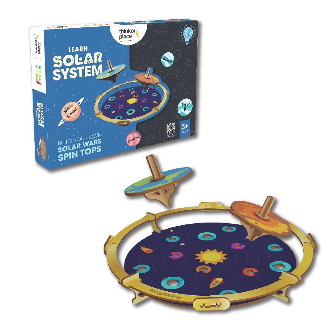 DIY Solar Spin Tops- Learn about Solar System