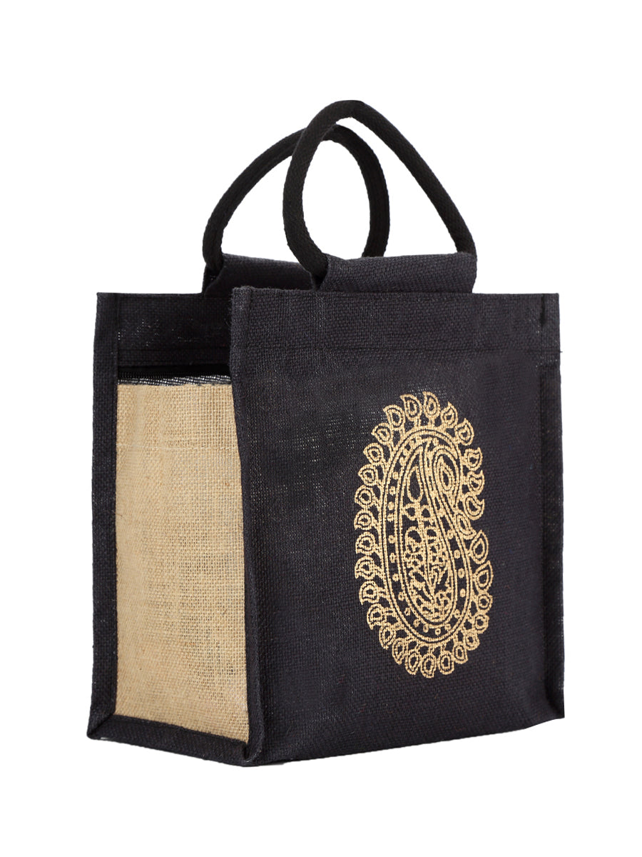 Jute Cottage Paisley Zipper Lunch Bag