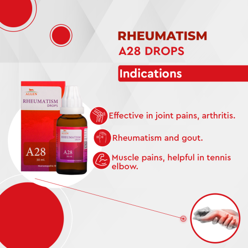 Allen Homeopathy A28 Rheumatism Drops