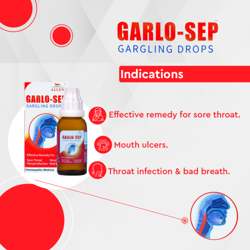 Allen Homeopathy Garlo-Sep Gargling Drops