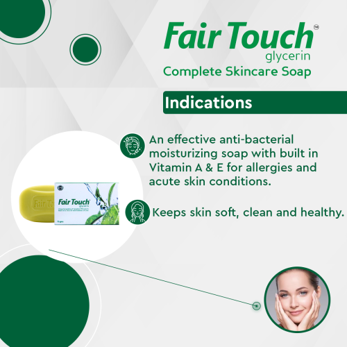 Allen Homeopathy Fair Touch Glycerin Complete Skincare Soap