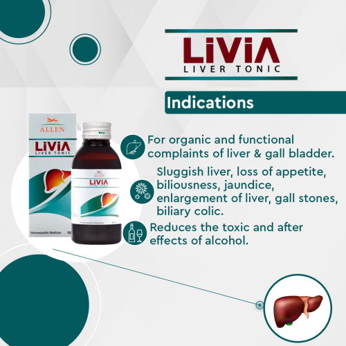 Allen Homeopathy Livia Liver Tonic