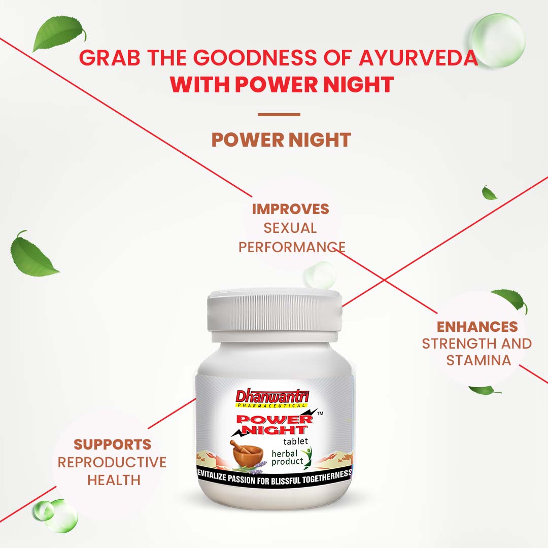 Dhanwantri Pharmaceutical Power Night Tablets - 40 Tabs
