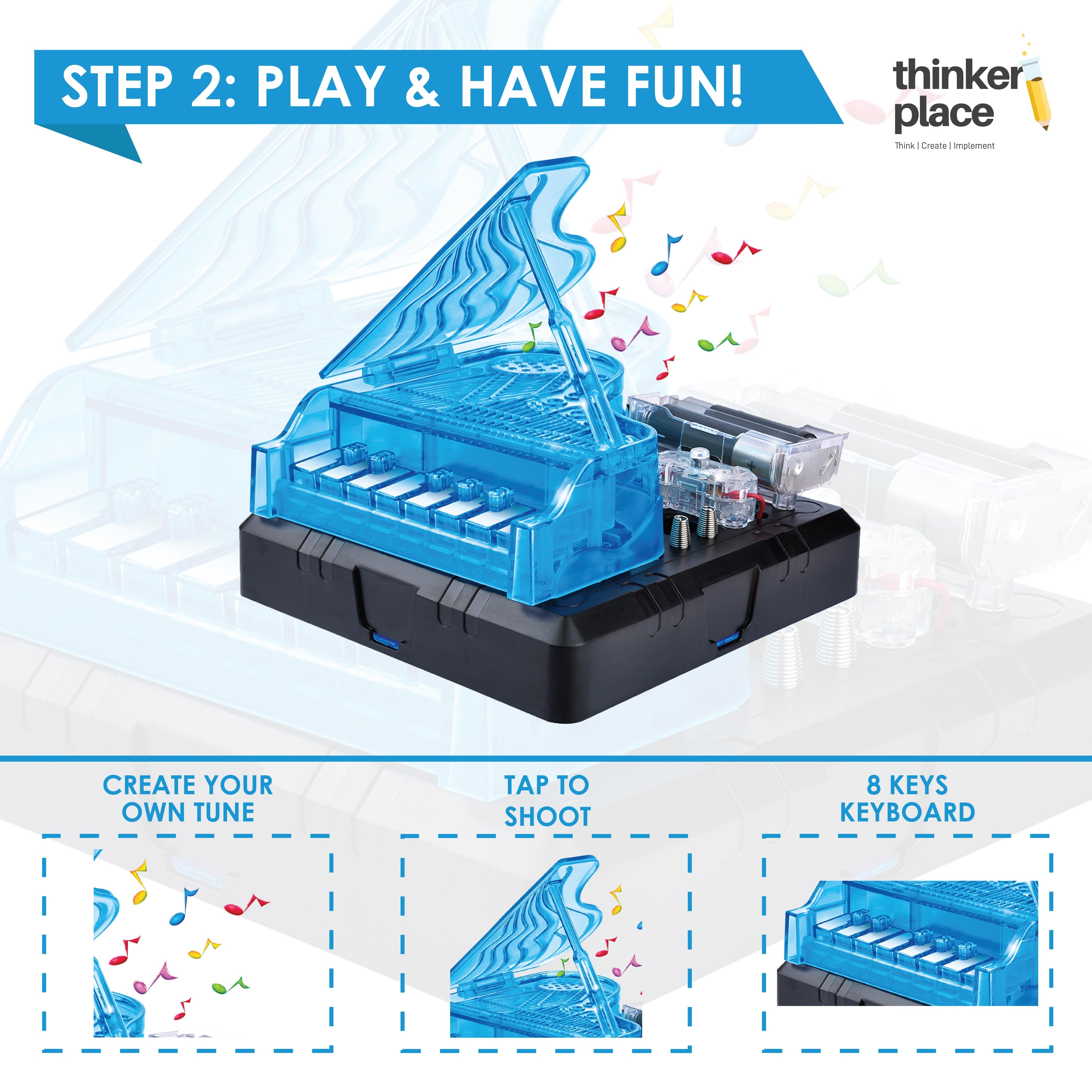 DIY Amazing Piano Kit - Learn about Resonance