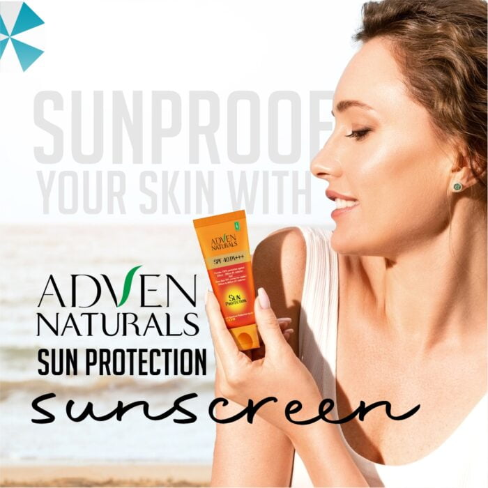Adven Naturals Sun Protection Sunscreen SPF 40 PA+++ - 100 ml