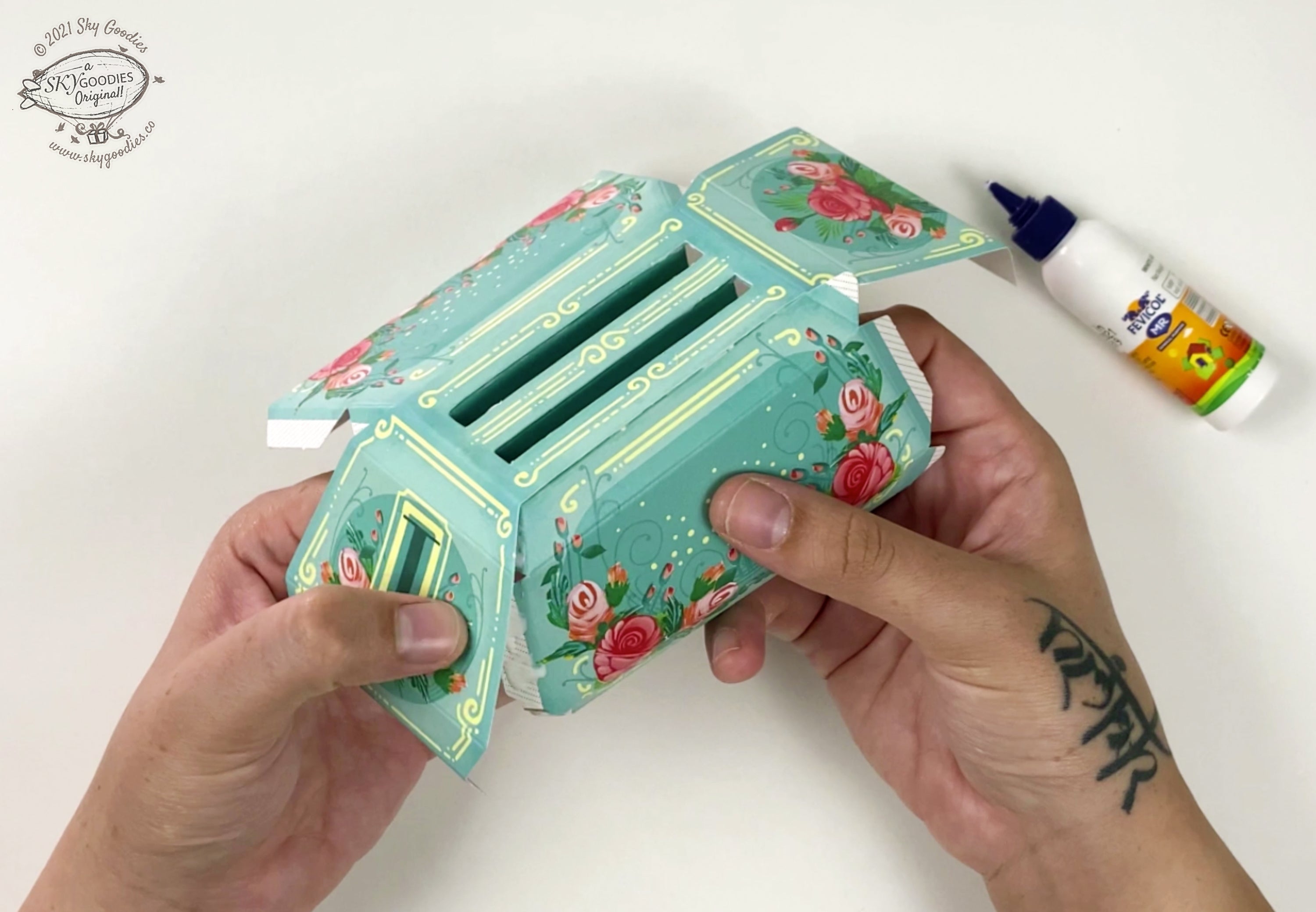 Mini Toaster Desk Calendar 2025 - DIY Paper Craft Kit
