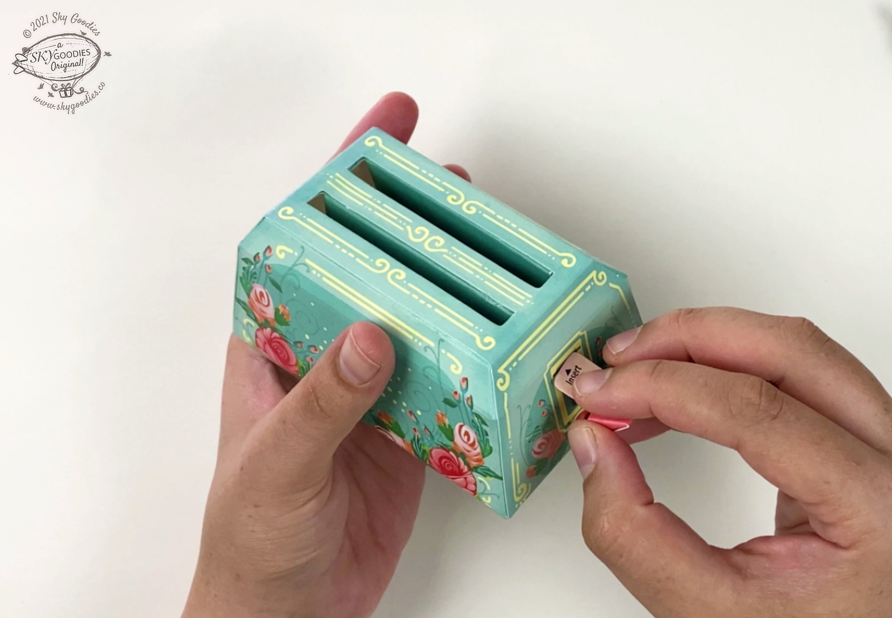 Mini Toaster Desk Calendar 2025 - DIY Paper Craft Kit