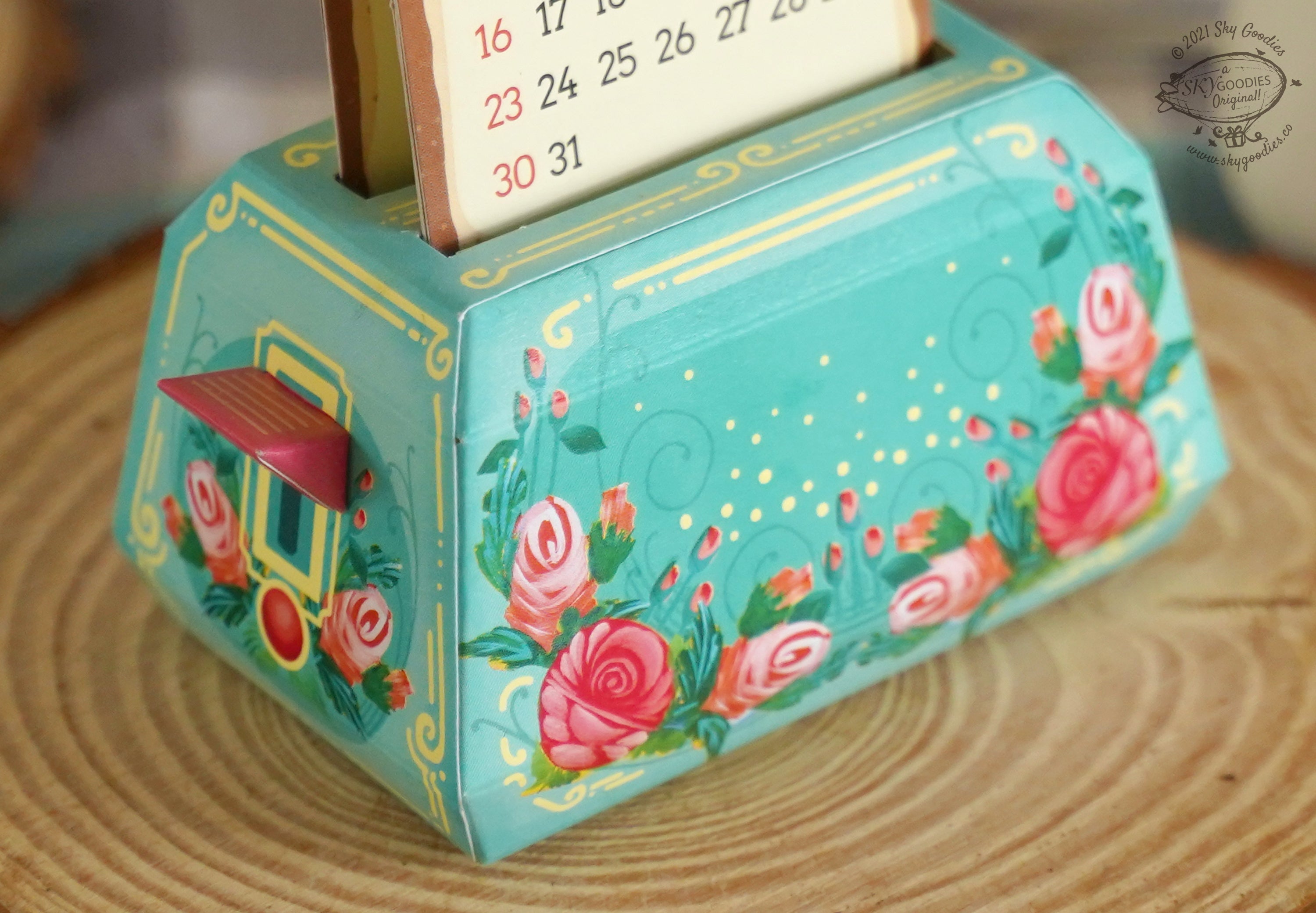 Mini Toaster Desk Calendar 2025 - DIY Paper Craft Kit
