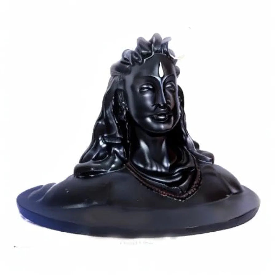 Jaipur Ace Adiyogi Shiva Statue for Car Dash Board Mahadev Murti Adiyogi Big Statue