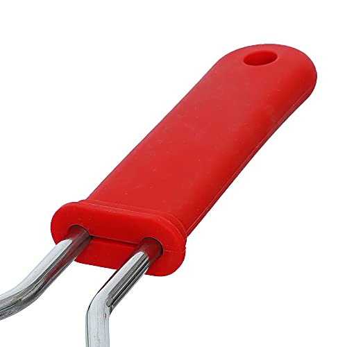 Femora Tri-ply Frying Pan 24 Cm Capacity 1.8 Litres With Silicone Handle | Healthy Cooking | Zero Non-stick Coating