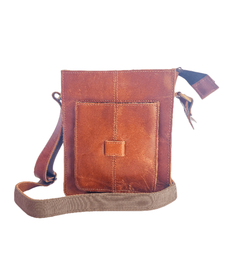 Craftshades – 9*11 Inch Leather Sling Bag | 100% Genuine Leather