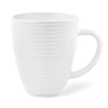 Larah by Borosil Tea/coffee Orbit White Opalware | 390 Ml Mug