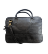Craftshades Black Color Leather Buffalo Laptop Bag