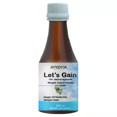 Ayudiva Herbals Let's Gain Weight Gain Syrup - 200 ml