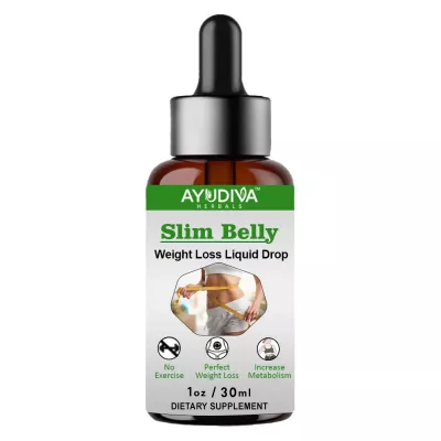 Ayudiva Herbals Slim Belly Weight Loss Liquid Drop - 30 ml