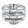 Judge by Prestige Stainless Steel Idli Cooker 4 Plates 16 Idlis