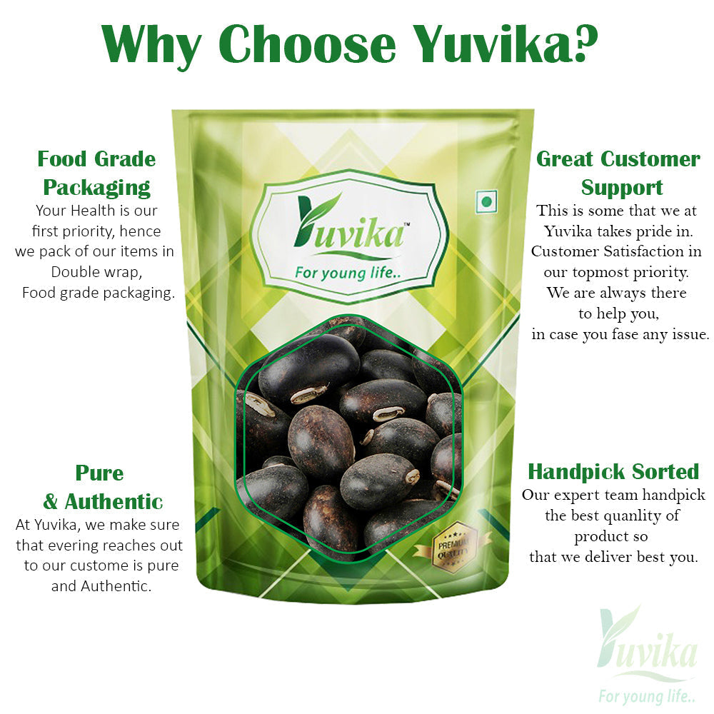 Yuvika Beej Kaunch Kala - Mucuna Pruriens - Black Kaunch Seeds - Cowhage