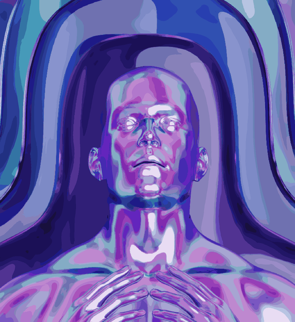 Paint Waint 3D Rendering Holographic