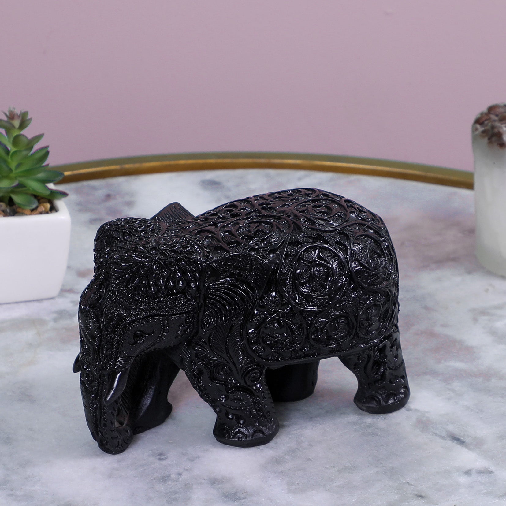 Artarium Hand Crafted Resin Elephant Idol
