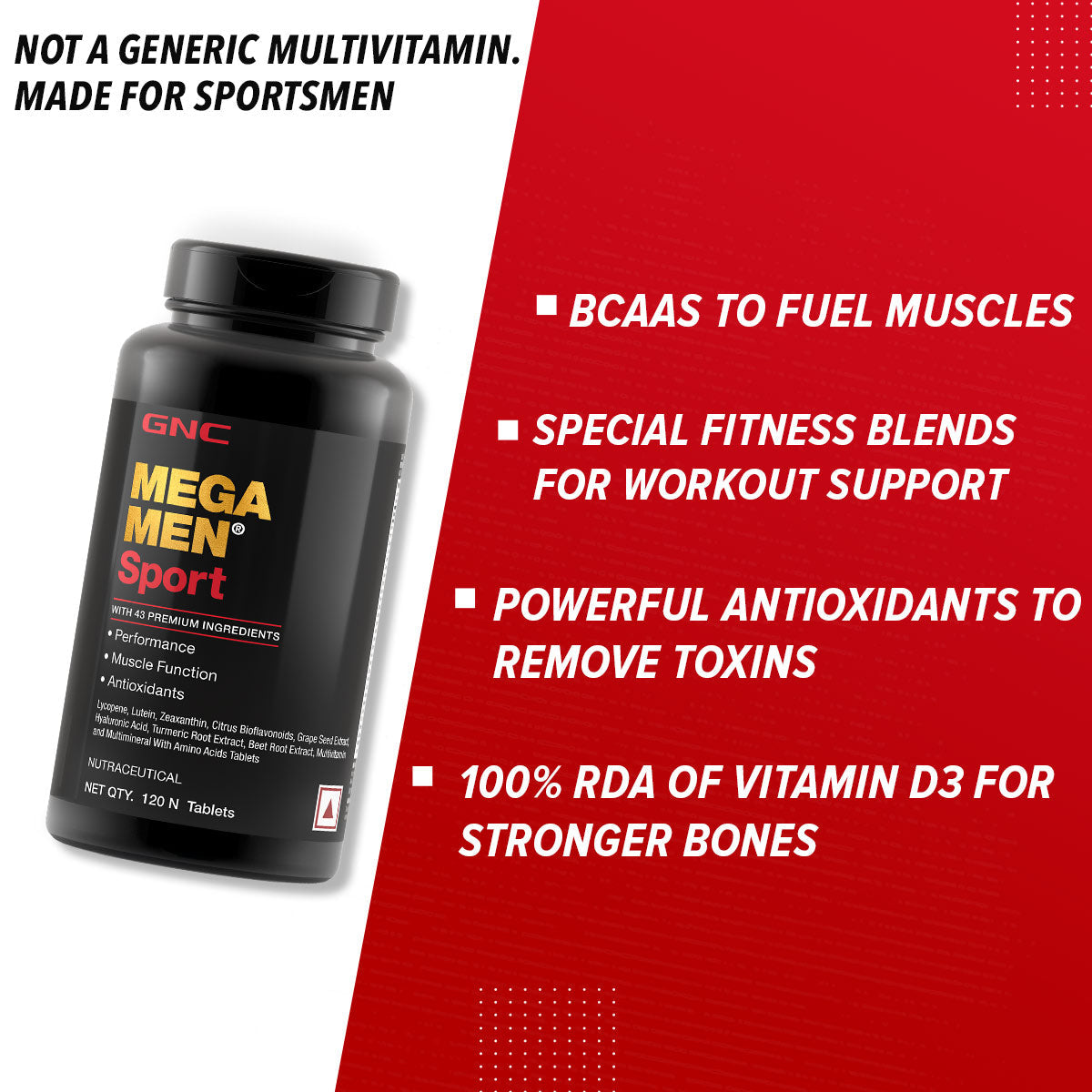GNC Mega Men Sport Multivitamin
