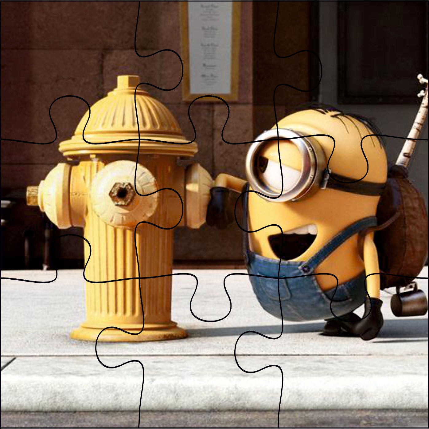 Wooden Jigsaw Puzzles - Minions and Friends Anime Cartoon Characters for Kids