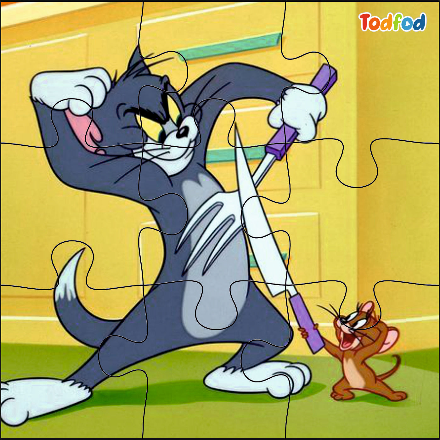 Wooden Jigsaw Puzzles - Tom & Jerry Anime Cartoon Characters