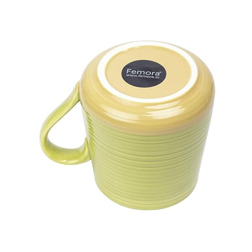 Femora Solid Green Coffee Mug | 300 Ml
