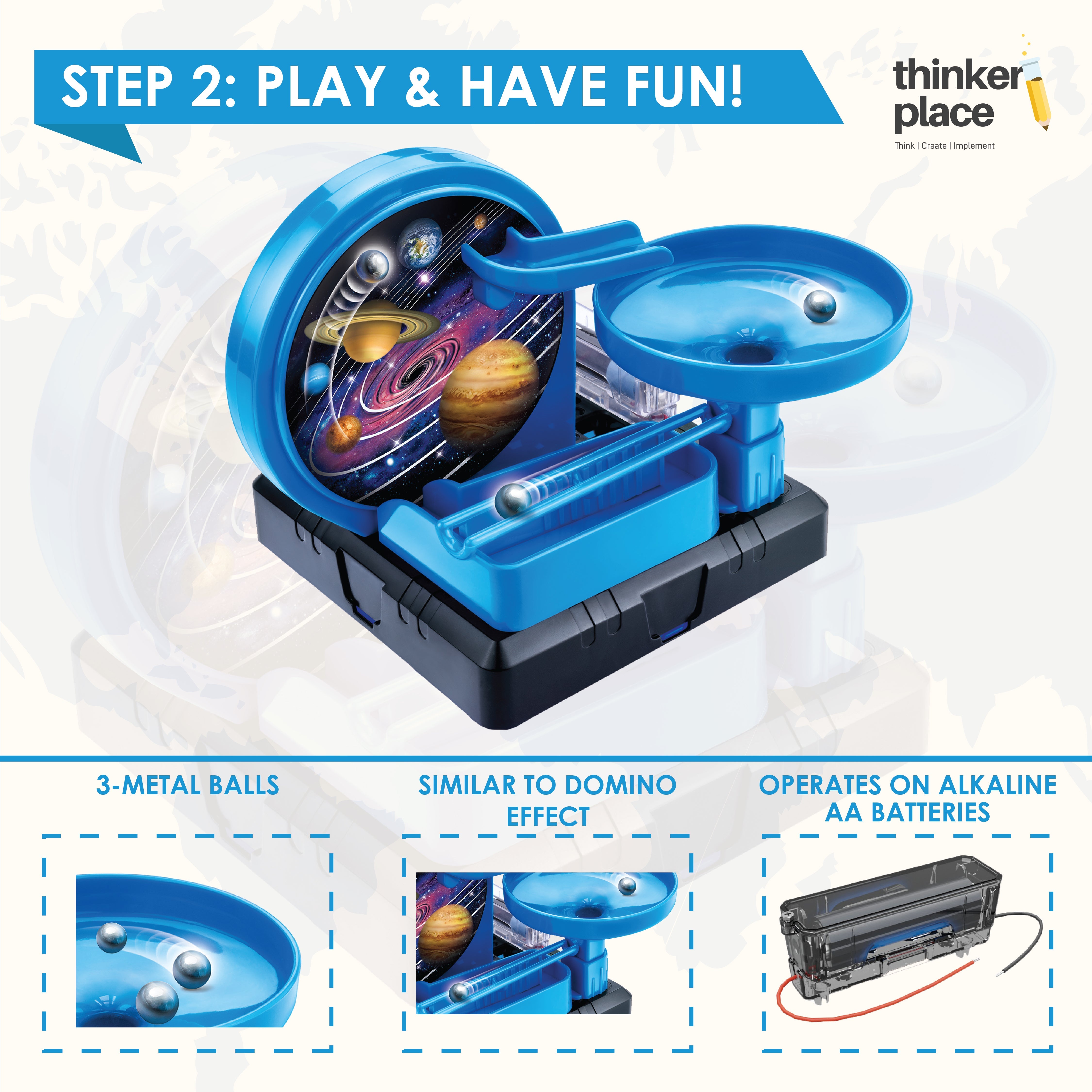 DIY Space Roller Coaster- Learn about Gravity